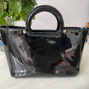 Zara Glossy hand/cross body bag